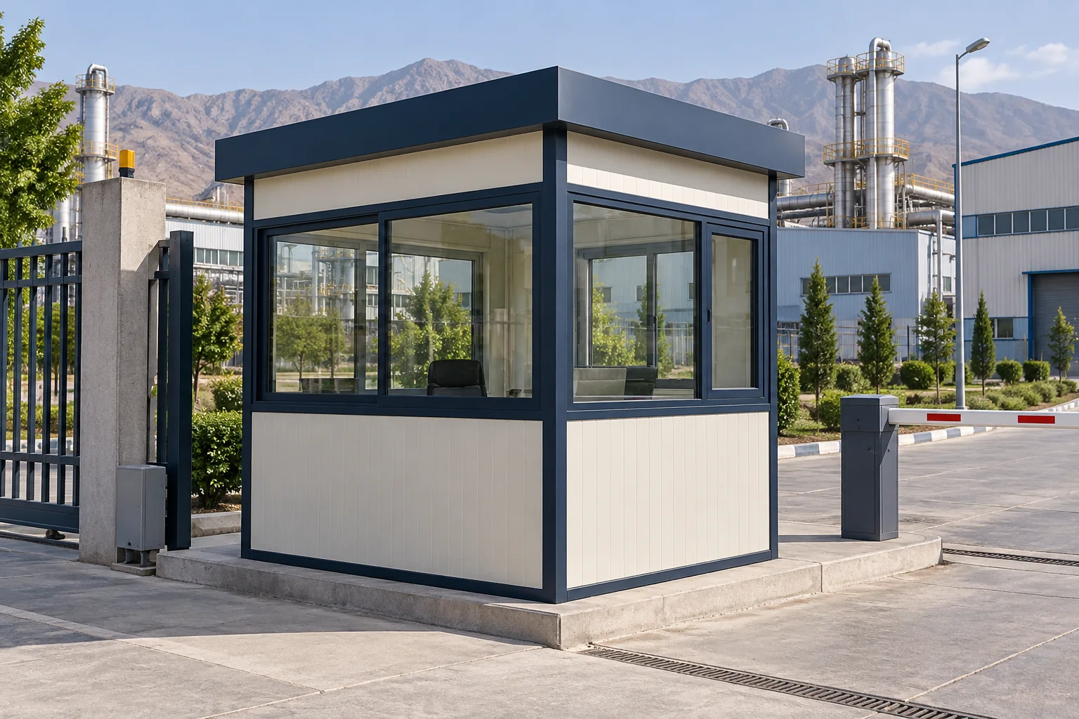 کانکس نگهبانی ۱۰ متری طرح سایدینگ
